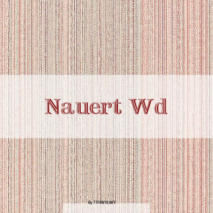 Nauert Wd example